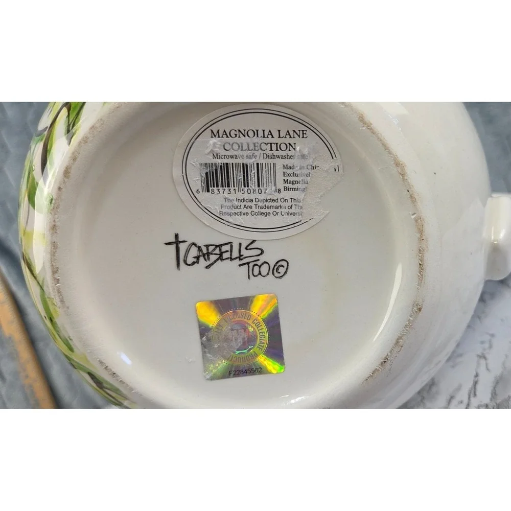 UNC Tarheels Magnolia Lane Collection Cabells Too‎ Ceramic 9